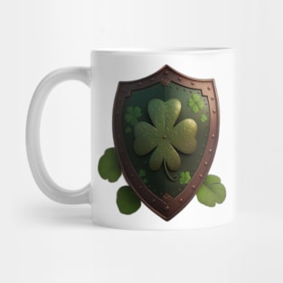 A Four Leaf Clover Shield Mug